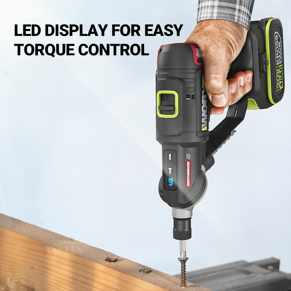 WORX 20V 6.35MM BRUSHLESS DUAL CHUCK SWITCH DRIVER [WU177] | WORX